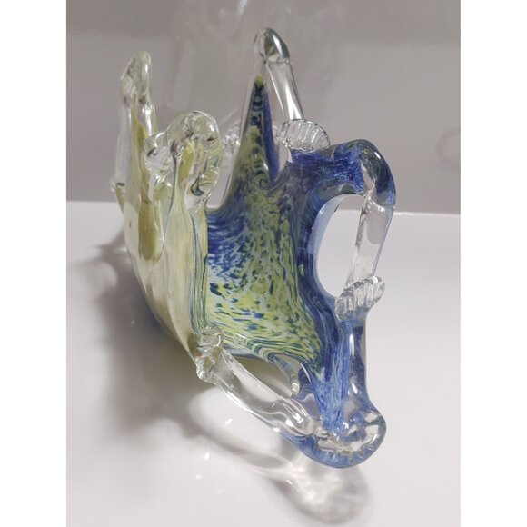 Vintage Lavorazione Arte Murano Hand Blown Glass Napkin holder - Picture 10 of 12